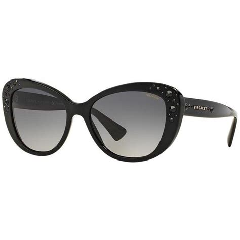 Versace Women's VE4309B Black/Black/Gray Gradient